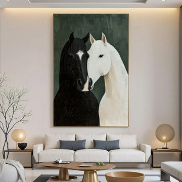 Abstract Animal Horse Wall Art #AL124