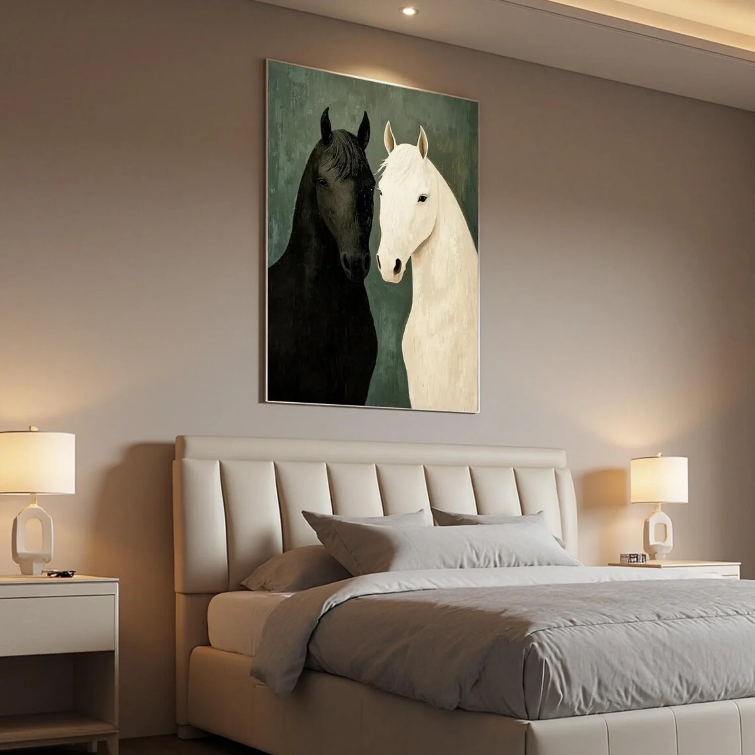 Abstract Animal Horse Wall Art #AL123
