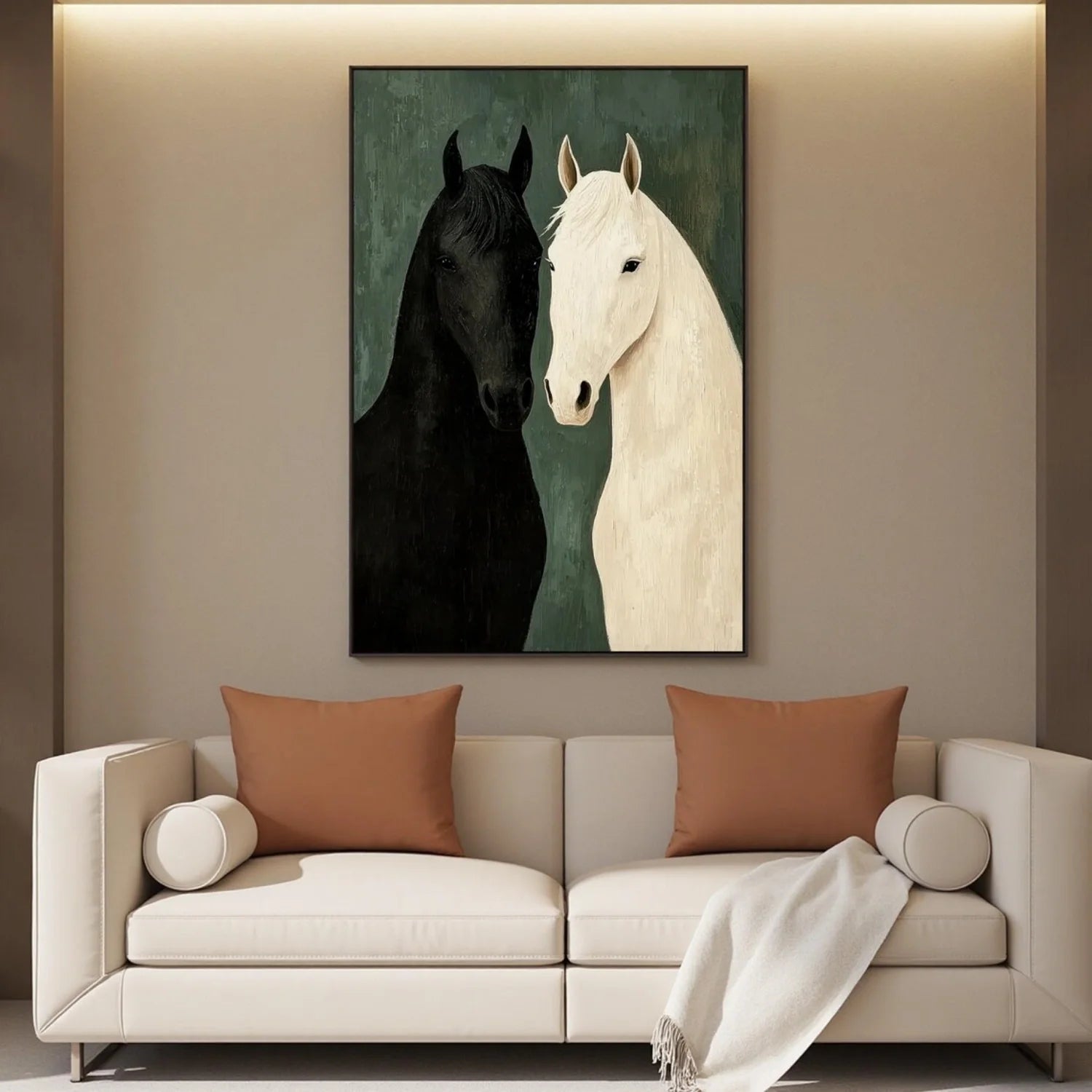 Abstract Animal Horse Wall Art #AL123