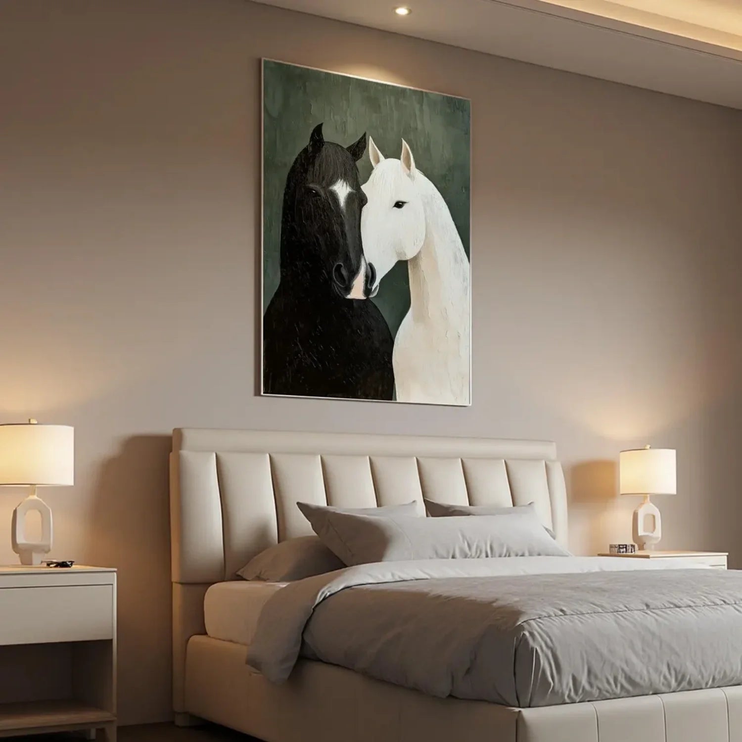 Abstract Animal Horse Wall Art #AL124