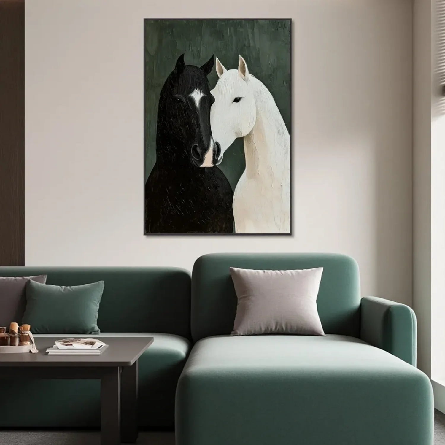 Abstract Animal Horse Wall Art #AL124