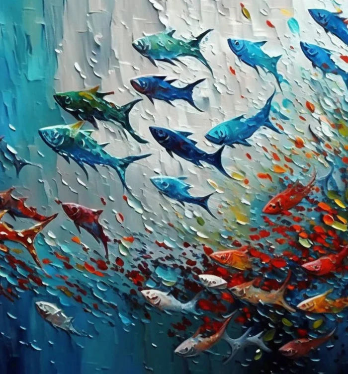 Abstract Animal Wall Art #AL110