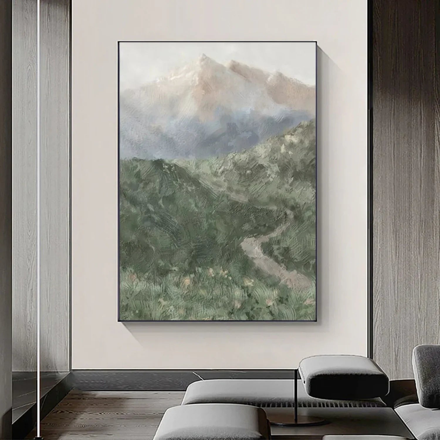 Minimalistic Mountain Canvas Art #MM256