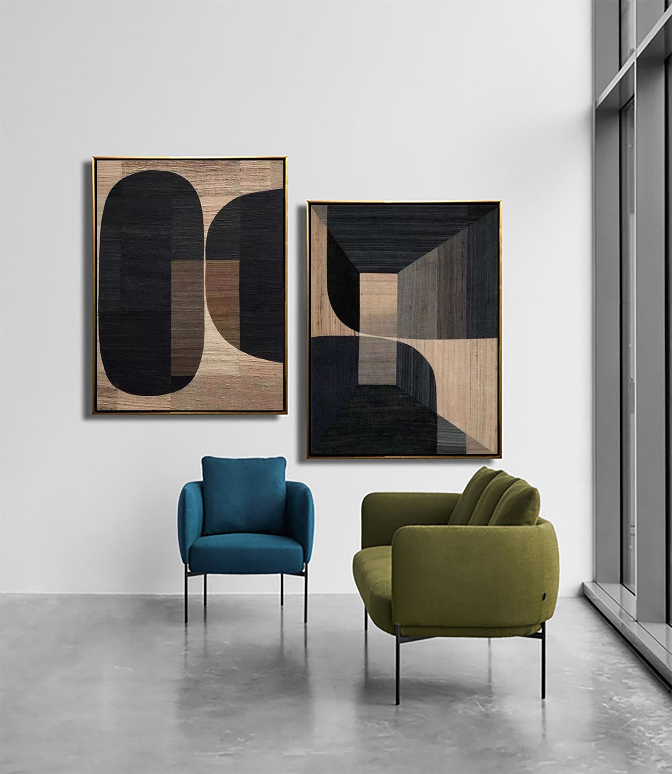 Abstract Tranquility Set of 2 #WS063