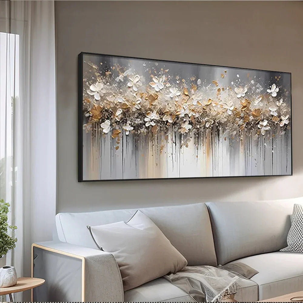 Flower & Tree Abstract Textured Wall Art #ML100