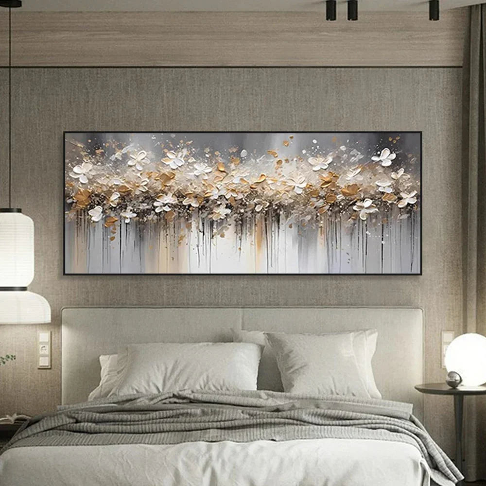 Flower & Tree Abstract Textured Wall Art #ML100